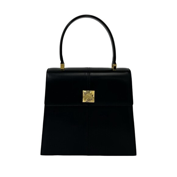 OTHERS Handbags - YVES SAINT LAURENT Vintage YSL Logo Hardware Leather Handbag Black 3024b